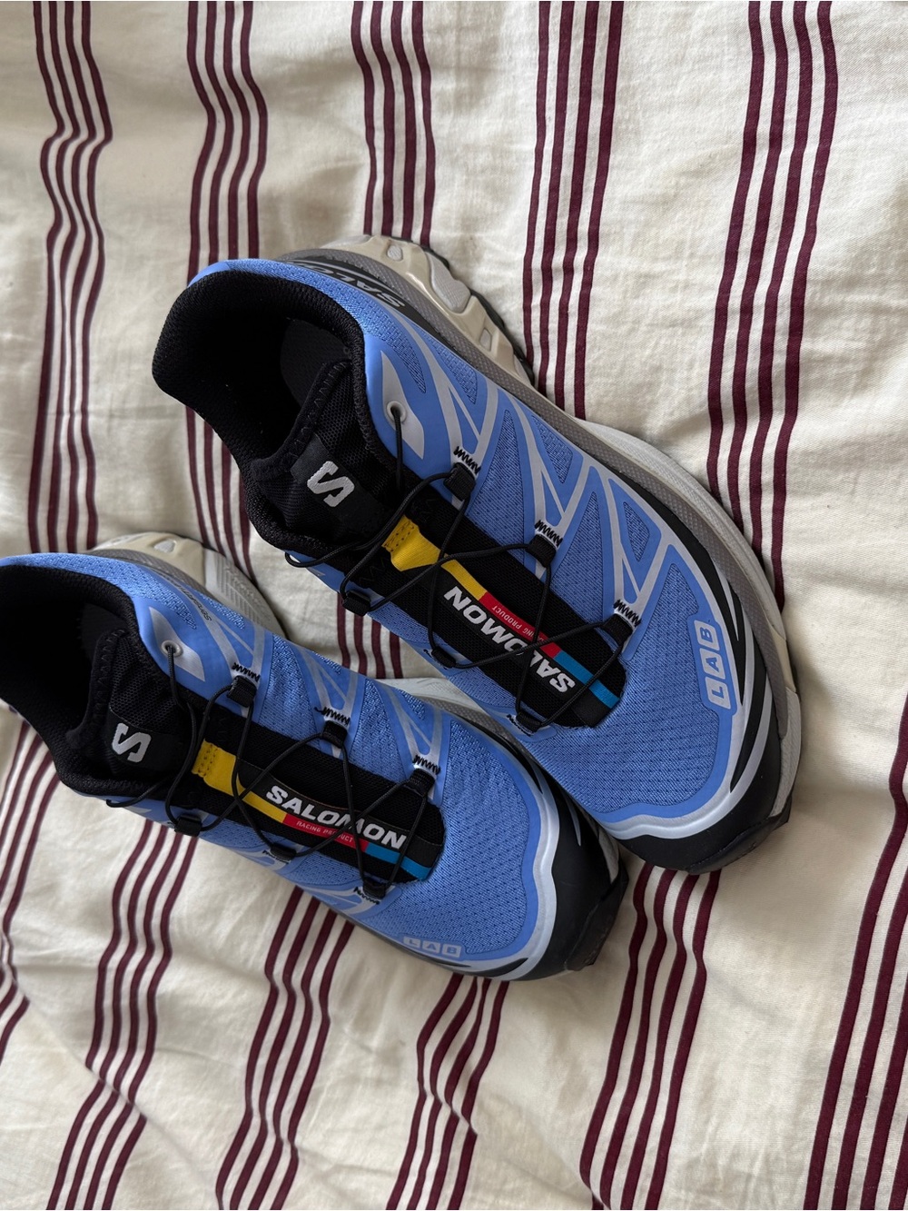 Salomon XT-6 Sneakers in Ultramarine Blue Silver Black
